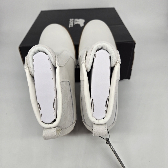 New Sorel Out N About Pull On Wedge Booties Leather Boots Women's Size 8 - Picture 5 of 8